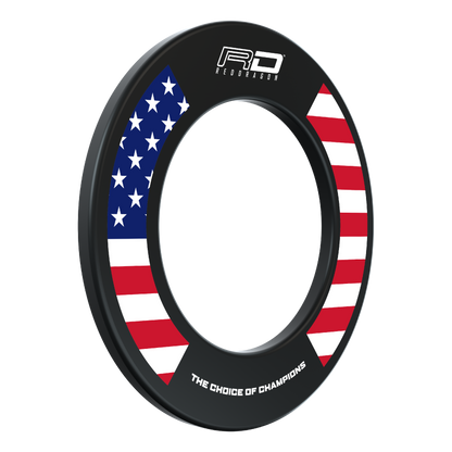 Red Dragon Branded USA Dartboard Surround