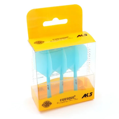 CUESOUL ROST AK5 Integrated Dart Shaft & Flight - Standard Shape - Short - Blue
