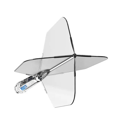 CUESOUL ROST 77 Integrated Dart Shaft & Flight - Big Wing Shape - Medium - Transparent R/Y/B