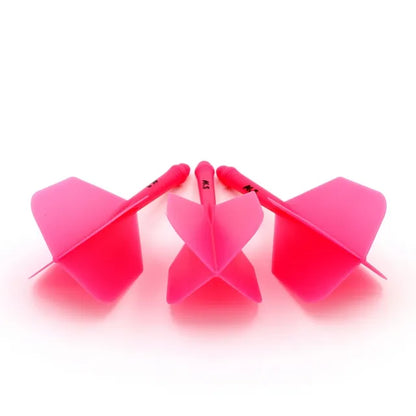 CUESOUL ROST AK5 Integrated Dart Shaft & Flight - Big Wing Shape - Short - Pink