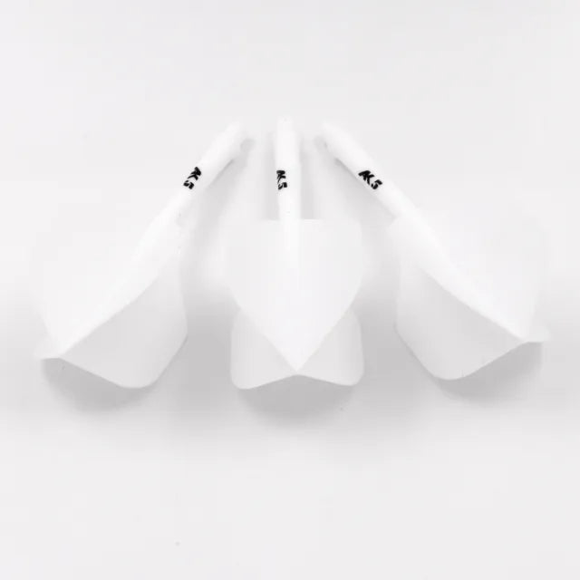 CUESOUL ROST AK5 Integrated Dart Shaft & Flight - Standard Shape - Long - White