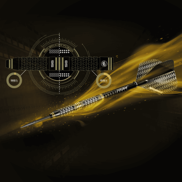 Winmau Aspria Steel Tip Dart Set  26 gram 95%/85% Tungsten alloy Dual Core technology