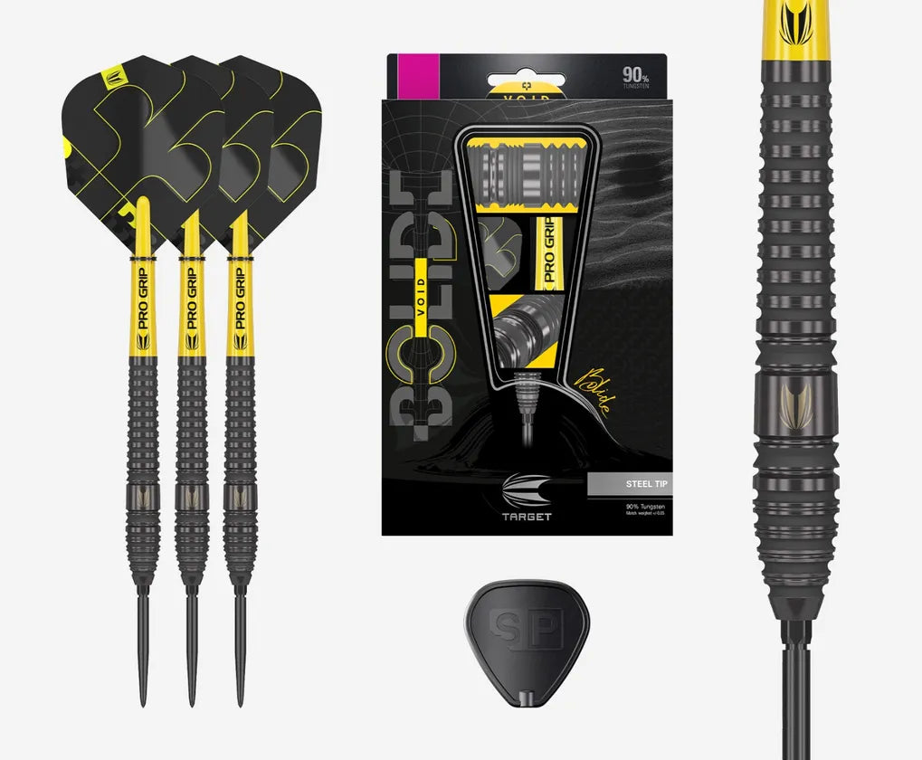 Target Bolide Void 03 Swiss Point Steel Tip Darts 90% Tungsten 26g