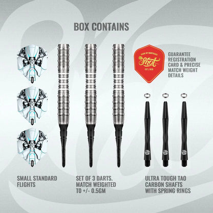 Shot AI Scorpula Soft Tip Dart Set-90% Tungsten-20gm