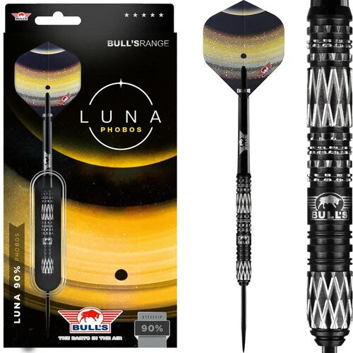 Bull's NL Luna Phobos 90% Tungsten 23 gram Steel Tip Dart Set