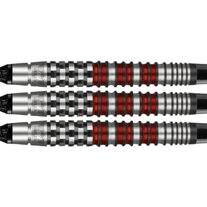 Bull's NL Smoke Red Flare 90% Tungsten 18 gram Soft Tip Dart Set