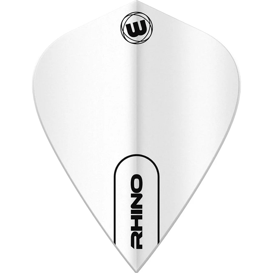 Winmau Rhino Dart Flights - Kite White