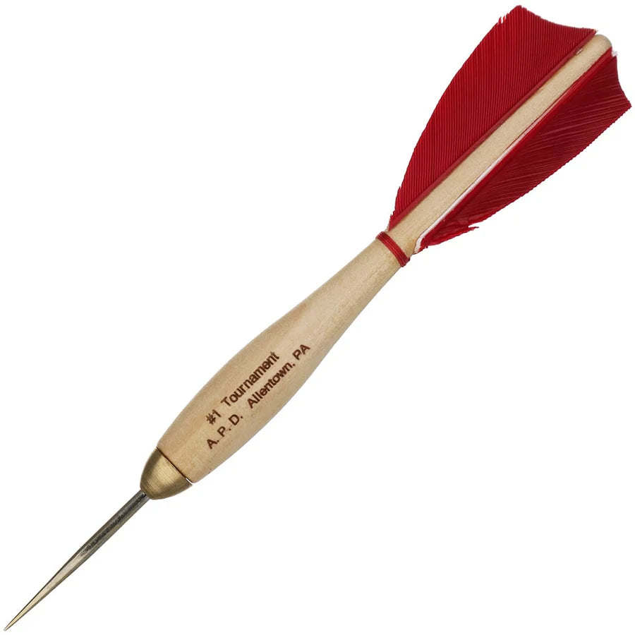 American Pro Dart Woody Steel Tip Darts - 13.5gm Red (4 Sets)