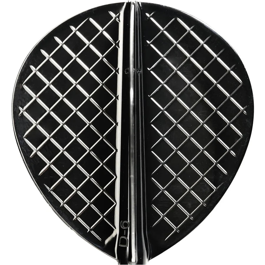Cosmo Fit Flight Pro Dart Flights - D6 Shape Black
