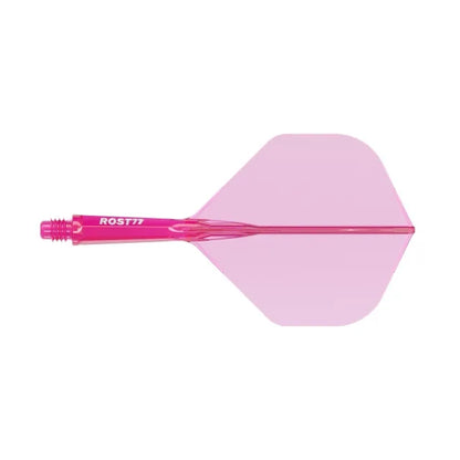 CUESOUL ROST 77 Integrated Dart Shaft & Flight - Big Standard Shape - Short - Transparent O/P/R