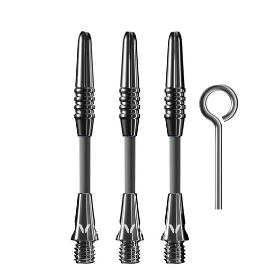 Viper Carbon Fiber Dart Shafts - In Between - Black