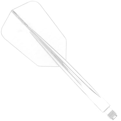 CONDOR AXE DART FLIGHT SYSTEM FLIGHTS - WING SLIM - SHORT - CLEAR