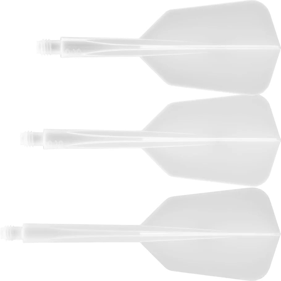 CONDOR AXE DART FLIGHT SYSTEM FLIGHTS - WING SLIM - LONG - WHITE