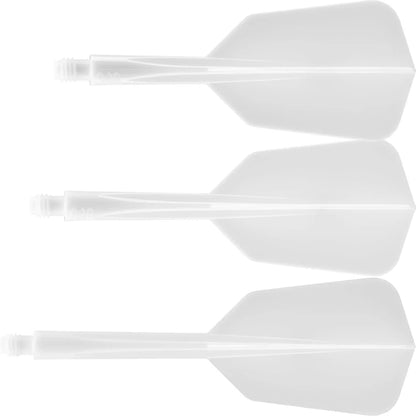 CONDOR AXE DART FLIGHT SYSTEM FLIGHTS - WING SLIM - LONG - WHITE