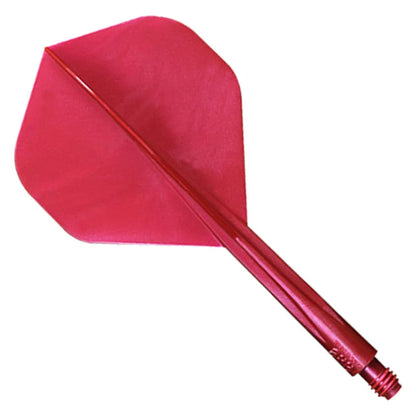 CONDOR AXE DART FLIGHT SYSTEM FLIGHTS - STANDARD - LONG - METALLIC RED