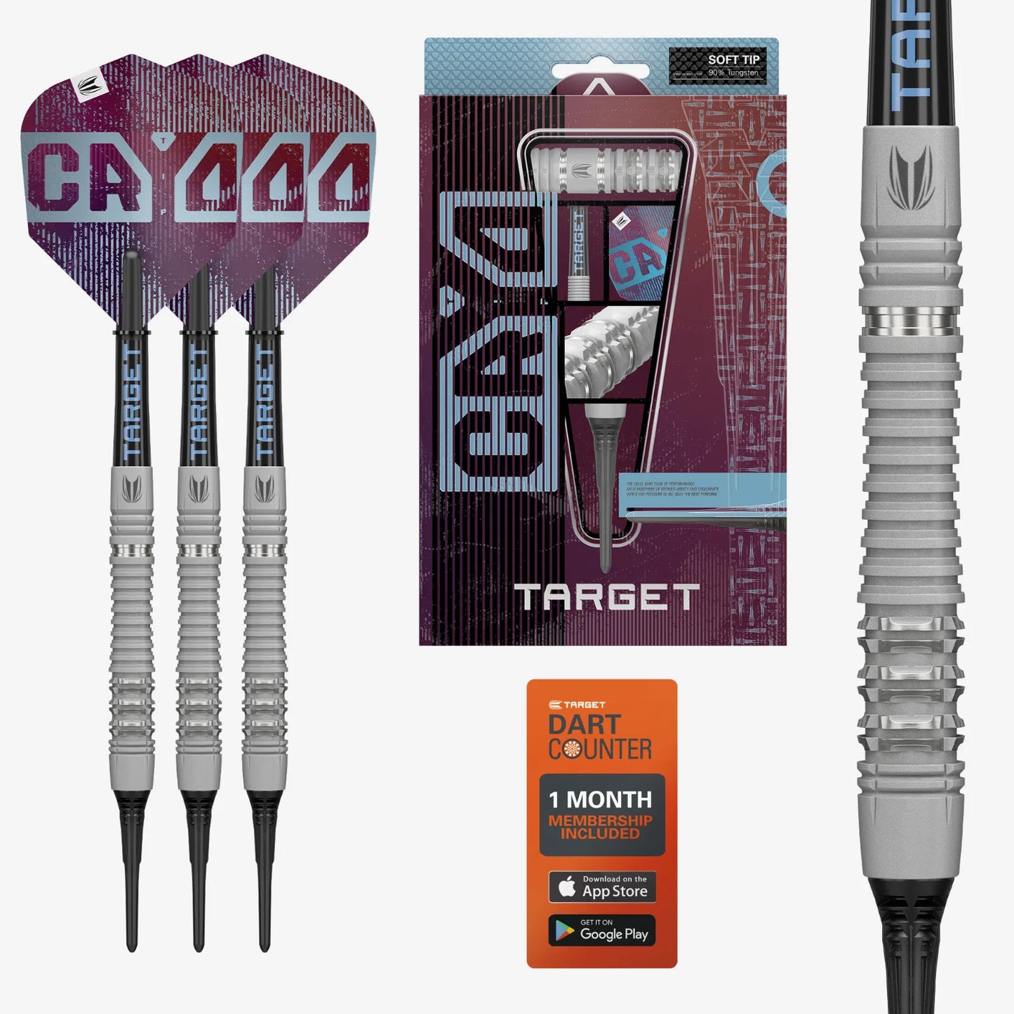 Target Cryo 13 Soft Tip Darts 90% Tungsten 18g