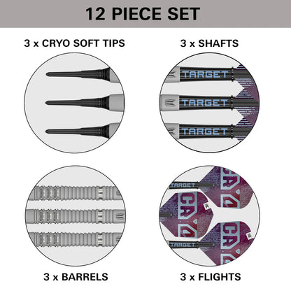Target Cryo 13 Soft Tip Darts 90% Tungsten 18g
