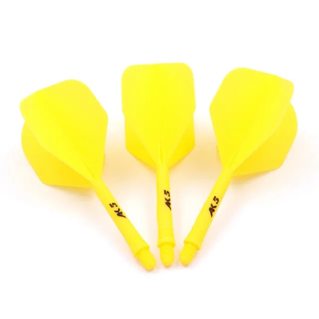 CUESOUL ROST AK5 Integrated Dart Shaft & Flight - Standard Shape - Medium - Yellow