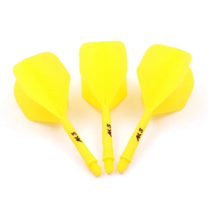 CUESOUL ROST AK5 Integrated Dart Shaft & Flight - Standard Shape - Medium - Yellow