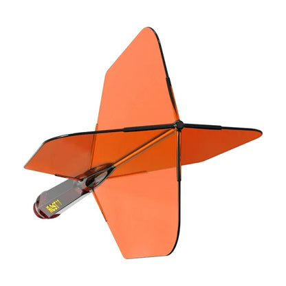 CUESOUL ROST 77 Integrated Dart Shaft & Flight - Big Wing Shape - Short - Transparent Red
