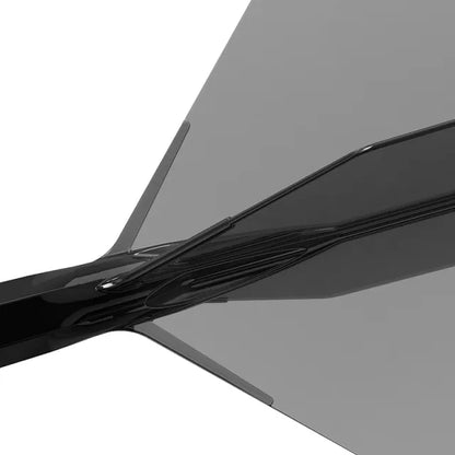 CUESOUL ROST 77 Integrated Dart Shaft & Flight - Big Wing Shape - Short - Transparent Black