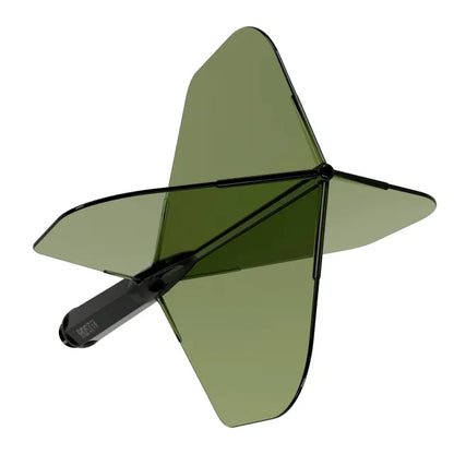 CUESOUL ROST 77 Integrated Dart Shaft & Flight - Big Standard Shape - Medium - Transparent Dark Green