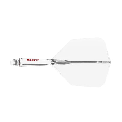 CUESOUL ROST 77 Integrated Dart Shaft & Flight - Big Wing Shape - Medium - Transparent R/Y/B