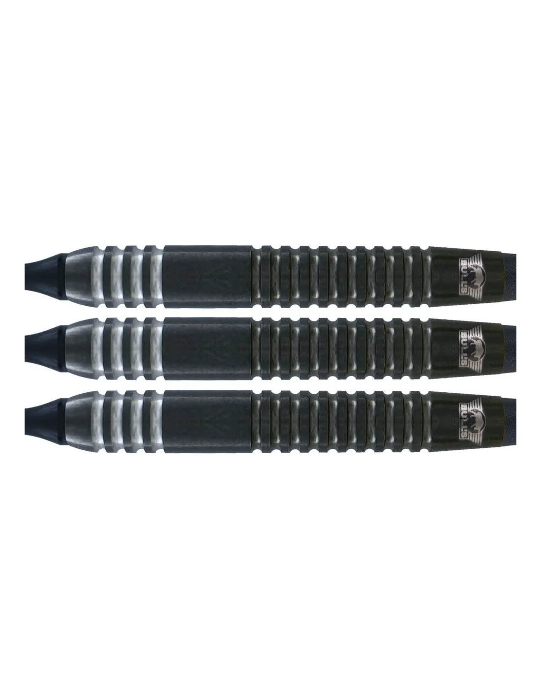 Bull's NL Smoke Silver 80% Tungsten 22 gram Soft Tip Dart Set