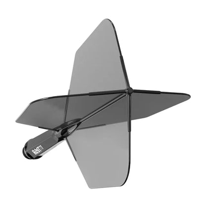 CUESOUL ROST 77 Integrated Dart Shaft & Flight - Big Wing Shape - Short - Transparent B/B/G