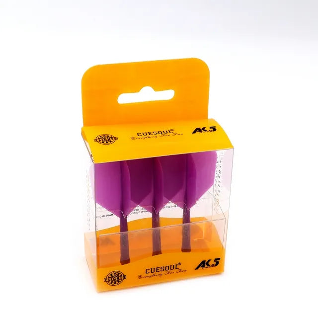 CUESOUL ROST AK5 Integrated Dart Shaft & Flight - Big Wing Shape - Medium - Purple