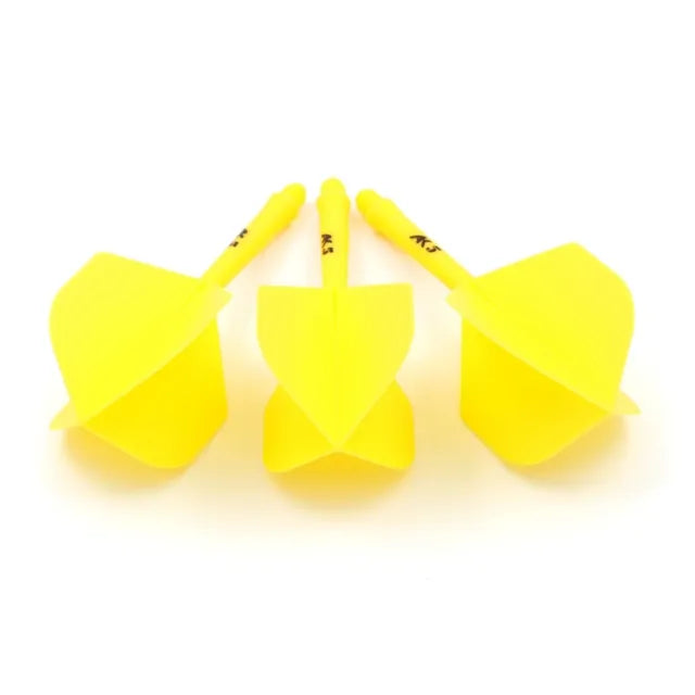 CUESOUL ROST AK5 Integrated Dart Shaft & Flight - Standard Shape - Medium - Yellow