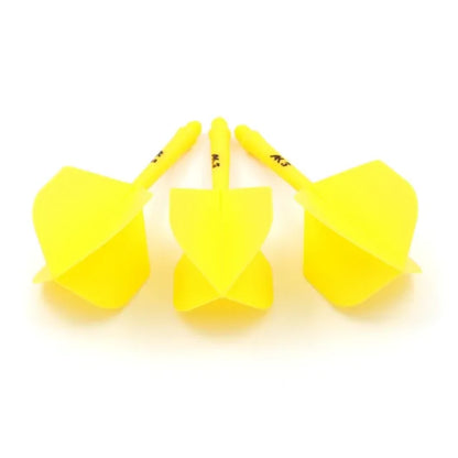 CUESOUL ROST AK5 Integrated Dart Shaft & Flight - Standard Shape - Medium - Yellow