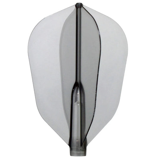 Cosmo Fit Flight Air Dart Flights - Super Shape Smoke Black