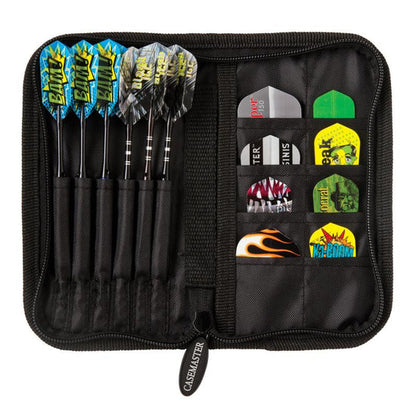 Casemaster Deluxe Black Nylon Dart Case