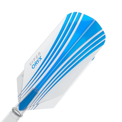 Viper V-100 Flights Oryx Slim Blue/White Dart Flights