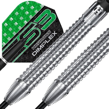 Harrows Dimplex S3 Darts - Steel Tip - 90% Tungsten - 23g Tapered