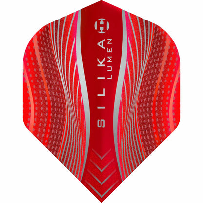 Harrows Silika Lumen - Patented Tough Crystalline Coated Red - No2 Standard Dart Flights
