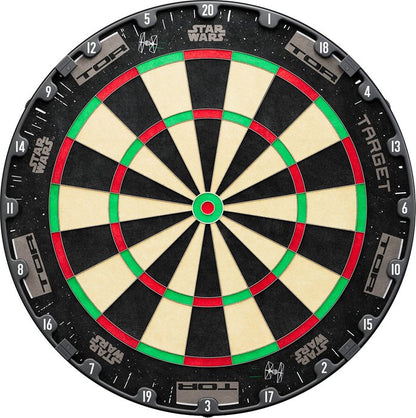 Target Star Wars Millennium Falcon Tor Steel Tip Dartboard And Surround Bundle