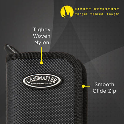 Casemaster Deluxe Black Nylon Dart Case