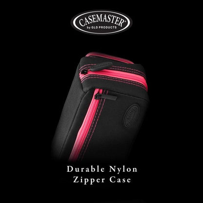 Casemaster Plazma Pro Dart Case Black with Pink Trim and Phone Pocket Dart Case