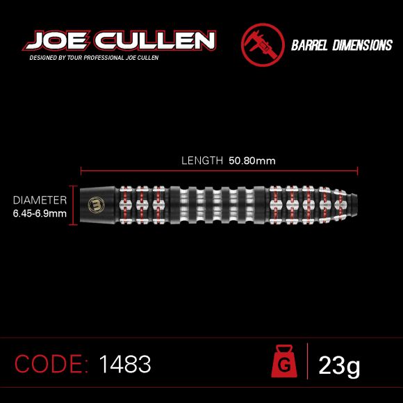 Winmau Joe Cullen Ignition Series 23 gram 90% Tungsten alloy