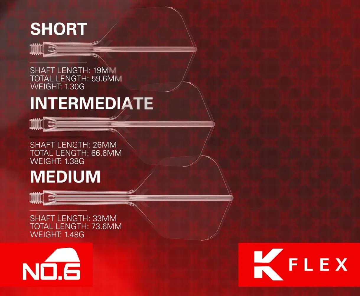 Target K-Flex Flight System No. 6 Short Neon Pink