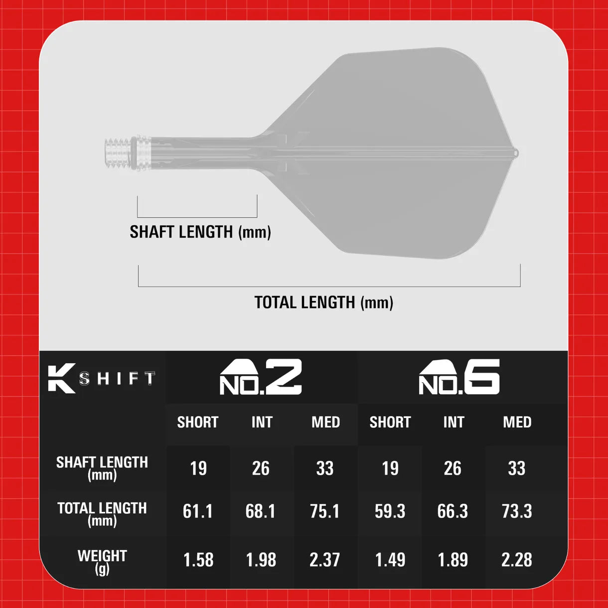 Target K-Shift Flight System No. 6 Short Black