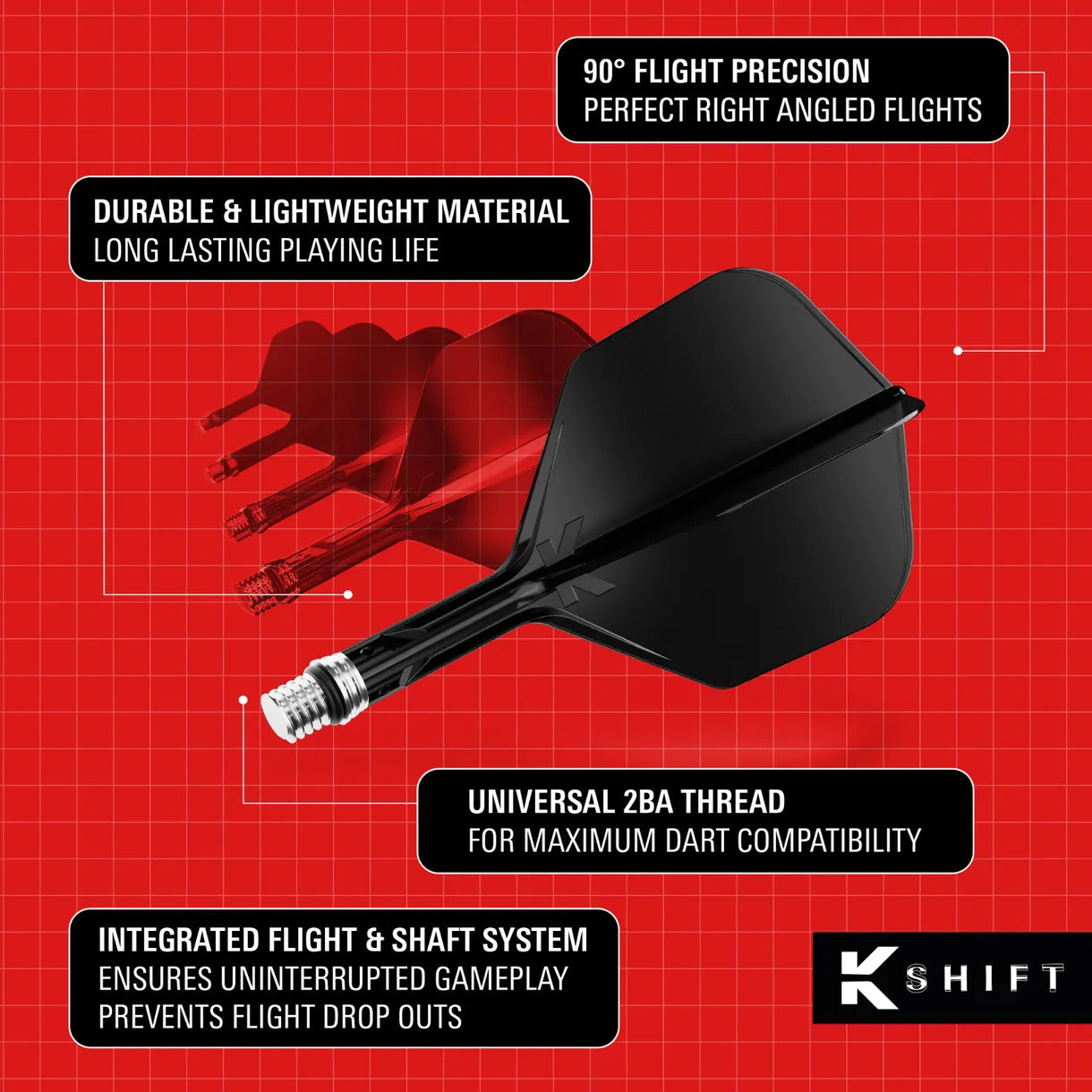 Target K-Shift Flight System No. 6 Short Black
