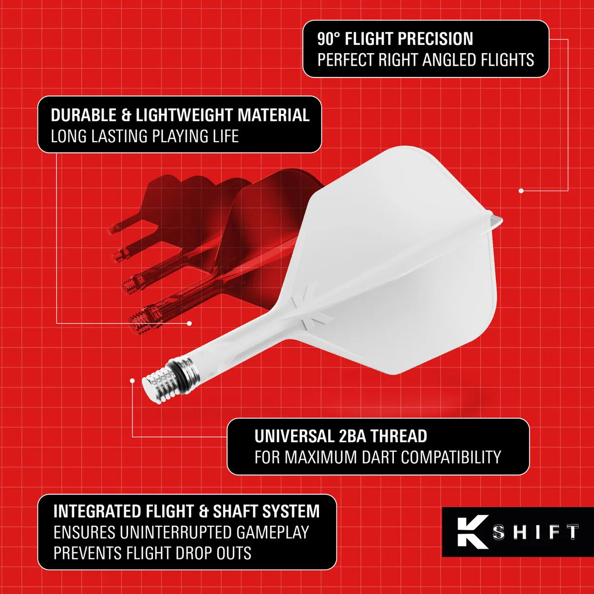 Target K-Shift Flight System No. 6 Short White