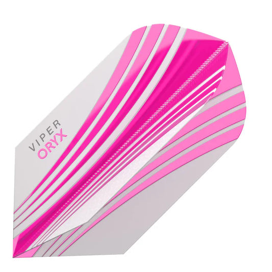 Viper V-100 Flights Oryx Slim Pink/White Dart Flights