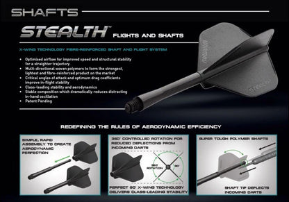 Winmau Stealth Standard 150 Micron Molded Flight - Green