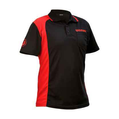 Winmau Wincool 2 Dart Shirt - Black/Red - Medium