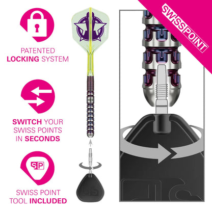 Target Luke Littler G1 World Champion SP 2025 Edition Steel Tip Darts - 23gm