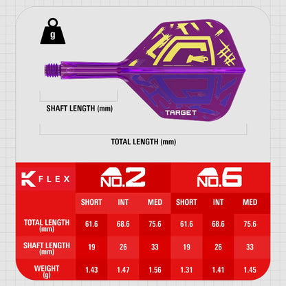 Target Luke Littler World ChampionK-Flex Flight System No. 2 Short